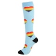 thumbnail image 2 of MSJUHEG Compression Socks,Medias De Compresión Para Mujer,Wide Calf Compression Socks Women,Soccer Socks,Ski Socks,Elastic Leg Stockings Sports Socks Blue M, 2 of 2