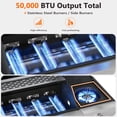 thumbnail image 6 of Gymojoy Outdoor 4 Burner Propane Gas Grill with Side Burner Stainless Steel BBQ Grill, 6 of 10