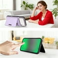 thumbnail image 5 of Klonfd With Foldable Card Holder & Stand For IPhone 17 Pro Wallet Phone With Card Slots Detachable Leather Cover Supports Wireless Charging, 5 of 5
