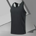 thumbnail image 6 of Taqqpue Tank Tops for Men Casual Solid Color Crew Neck Sleeveless Workout Shirts Quick Dry Athletic Bodybuilding Gym Performance Tee Shirts for Swim Beach, 6 of 6