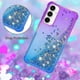 thumbnail image 5 of For Samsung Galaxy A56 5G TPU Case Gradient Quicksand Phone Back Cover - Pink+Sky Blue, 5 of 5