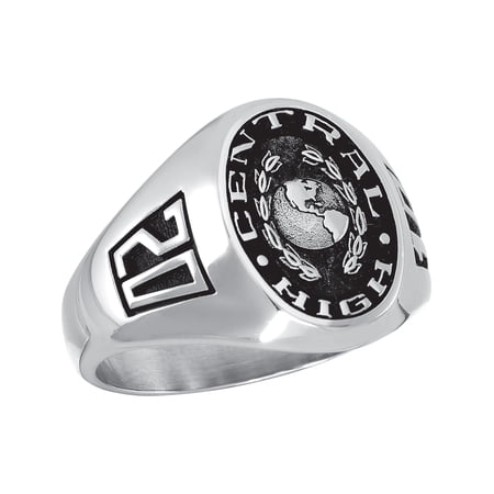 Keepsake Personalized Men's Signet Class Ring available in Valadium
