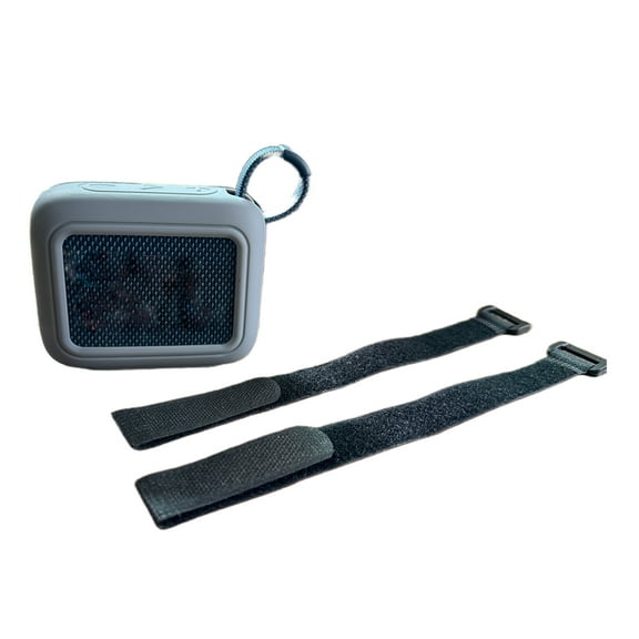 Silicone Carrying Case Replacement for JBL Go 4 Portable Bluetooth Speaker Silicone Case with Carabiner Protective Case Shockproof Travel Carrying Case