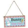 thumbnail image 2 of Cartel de licencia de Puerta de con Una Cuerda de Cáñamo , Decoración de Cocina Bienvenido Bar Dormitorio Yotijar Placa colgante de madera de Pascua, 2 of 10