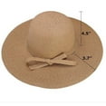 thumbnail image 5 of SILVERFEVER Women Summer Floppy Hat Wide Brim UV Sunblock UPF 50 Fits All, 5 of 9
