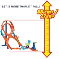 Hot Wheels Toy Car Track Set with Figure8 Jump & 164 Scale Vehicle, 2