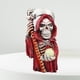 thumbnail image 4 of Horror estatua gótica luminosa caprichosa malvada figuras de Halloween gnomo rojo, 4 of 7
