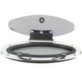 thumbnail image 2 of Boat Porthole Window, 180 Internal Opening Rainproof L300mm H105mm Port Light Window Tempered Glass Polished   Blocking With  Net For RV, 2 of 8