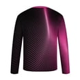 thumbnail image 5 of Mens Lightweight Pullover Hoodie Clearance Hooded Sweatshirts Casual Round Neck Long Sleeve Pullover Stripe Print Tops, 5 of 5