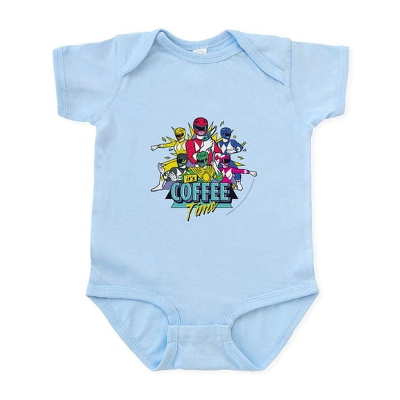 CafePress - Power Rangers It's Coffee Time - Baby Light Bodysuit, Size Newborn - 24 Months