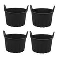 thumbnail image 6 of ELAYARD 4Pcs Black Silicone Muffin Molds for Air Fryer Reusable Nonstick Baking Accessories, 6 of 6