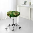 thumbnail image 7 of Susaid Big Colorful Avocados Print Elastic Bar Stool Cover Personalized Washable Stool Cover for Barbershop Home Bar Kitchen-12 inch, 7 of 7