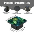 thumbnail image 2 of Hitch Cover Fits For 2-Inch Hitch,Vibrant Illustration Of Lush Green And Blue Monstera Leavesrubber Trailer Hitch Cover Tube Plug Insert,Car Exterior Accessories, Receiver Tube Hitch Plug, 2 of 6