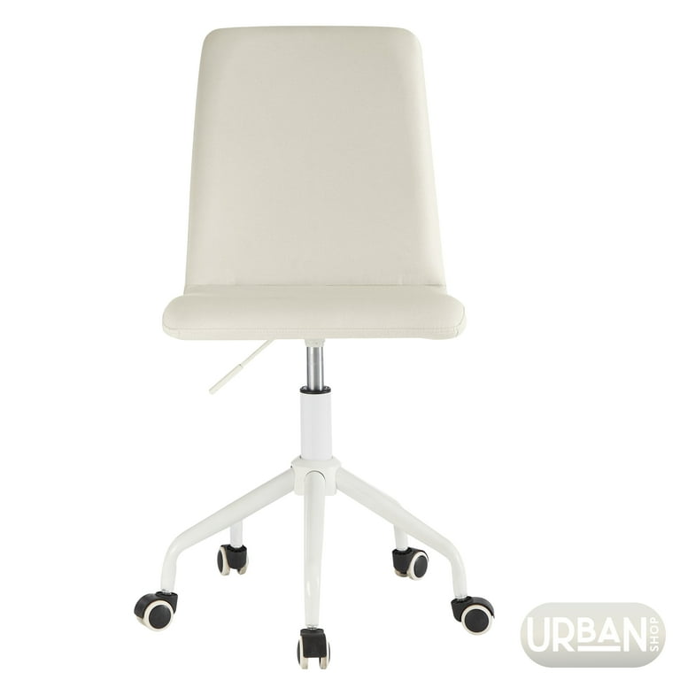 Urban Shop Rolling Linen Swivel Chair Various Colors Available Walmart