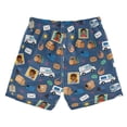 thumbnail image 7 of FORMRS Boys Swim Trunks Quick Dry Mesh Lining Beach Boardshorts, Sizes XS-XL, Cartoon Mail Truck Pattern, 7 of 7