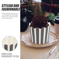 thumbnail image 3 of unbranded 100Ud Para Muffins Negro Para Hornear Y Empacar Postres En Pastelería, 3 of 6