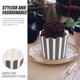 thumbnail image 3 of unbranded 100Ud Para Muffins Negro Para Hornear Y Empacar Postres En Pastelería, 3 of 6