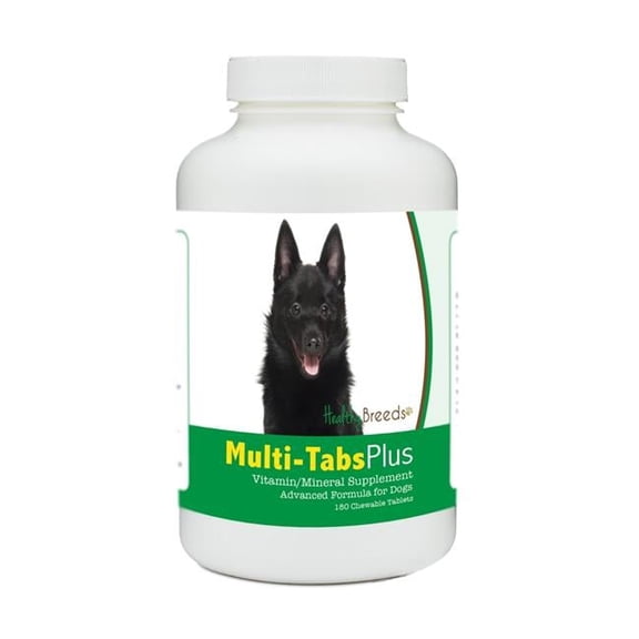 Healthy Breeds 840235173861 Schipperke Multi-Tabs Plus Chewable Tablets - 180 Count