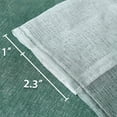 thumbnail image 3 of 2 Panels Faux Linen Sheer Short Tier Curtain, Rod Pocket Voile Small Curtain, 3 of 6