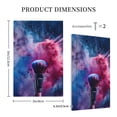 thumbnail image 3 of Daiia Color Explosion Makeup Brush Pattern Decorator Wall Plate Child Safe Outlet Cover, Switch and Outlet Covers,Size 1-Gang 5.0" x3.0" , Polycarbonate Thermoplastic-Style V, 3 of 6