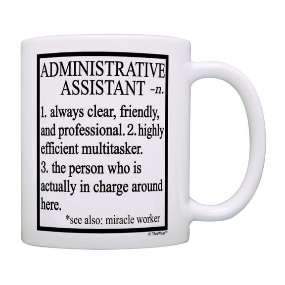 ThisWear Administrative Assistant Gifts Administrative Assistant Definition Coffee Cup Coffee Mug