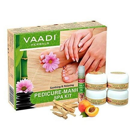 Vaadi Herbals Soothing and Refreshing Pedicure Manicure Spa Kit, (Best Manicure Pedicure Kit In India)