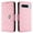 Pink, variant on for Google Pixel 9a Wallet Case, Elegant Card Holder Cash Slot PU Leather Kickstand Wrist Strap Shockproof Protective Flip Women Girls Case Cover for Google Pixel 9a, Pink