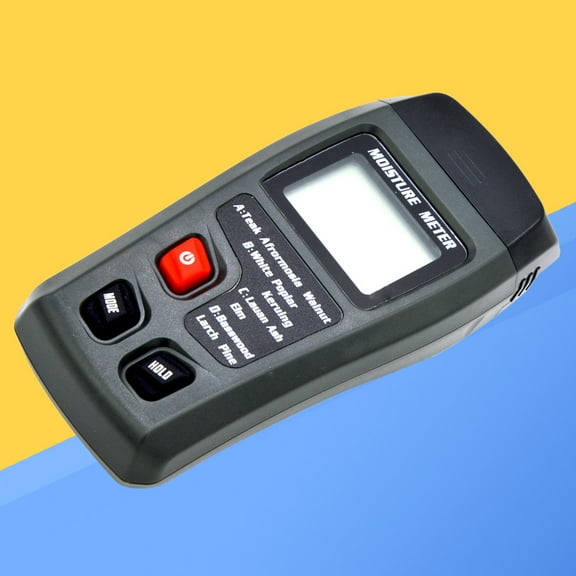 WHAMVOX Digital Moisture Meter Wood Firewood Timber Damp Tester Detector Hygrometer