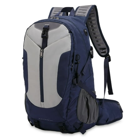 UTIAMIAOGONGO Hiking Backpack, 40L Camping Backpack, Large-Capacity Outdoor Sports Travel Daypack for Men and Women, Blue