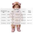 thumbnail image 3 of Maqroz Animal Print Boys Girls Fleece Jumpsuit Long Sleeve Hooded Romper Cute Cubby Graphic Loungewear with Zip, 3 of 8