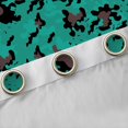 thumbnail image 4 of jejeloiu Abstract Camo Camouflage Blackout Curtains Set of 2 (52x84 Each),Rustic Farmhouse Hunter Window Curtains,Green Brown Curtains and Drapes For Men Women,Ultra Soft Home Decor, 4 of 6