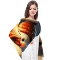 thumbnail image 4 of Christmas Snowman Retro Chic Chiffon Hair Scarf for Women - 180*73 (70.86*28.7in) Translucent Silk Wrap - Light and Breathable Fashion Headband Accessory, 4 of 6