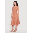 thumbnail image 2 of Women's Smocked Tiered Midi Dress, 2 of 3