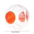 thumbnail image 3 of Pelota de hámster Gutongyuan Silent con soporte 15 cm Naranja, 3 of 7