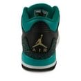 thumbnail image 4 of Nike Girls Air Jordan 3 Retro GG Black/Metallic Gold-Teal 441140-018, 4 of 5