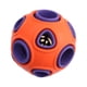 thumbnail image 3 of Juguete educativo creativo con sonido para perros, pelota con fugas para perros grandes y medianos (naranja y morado), 3 of 7