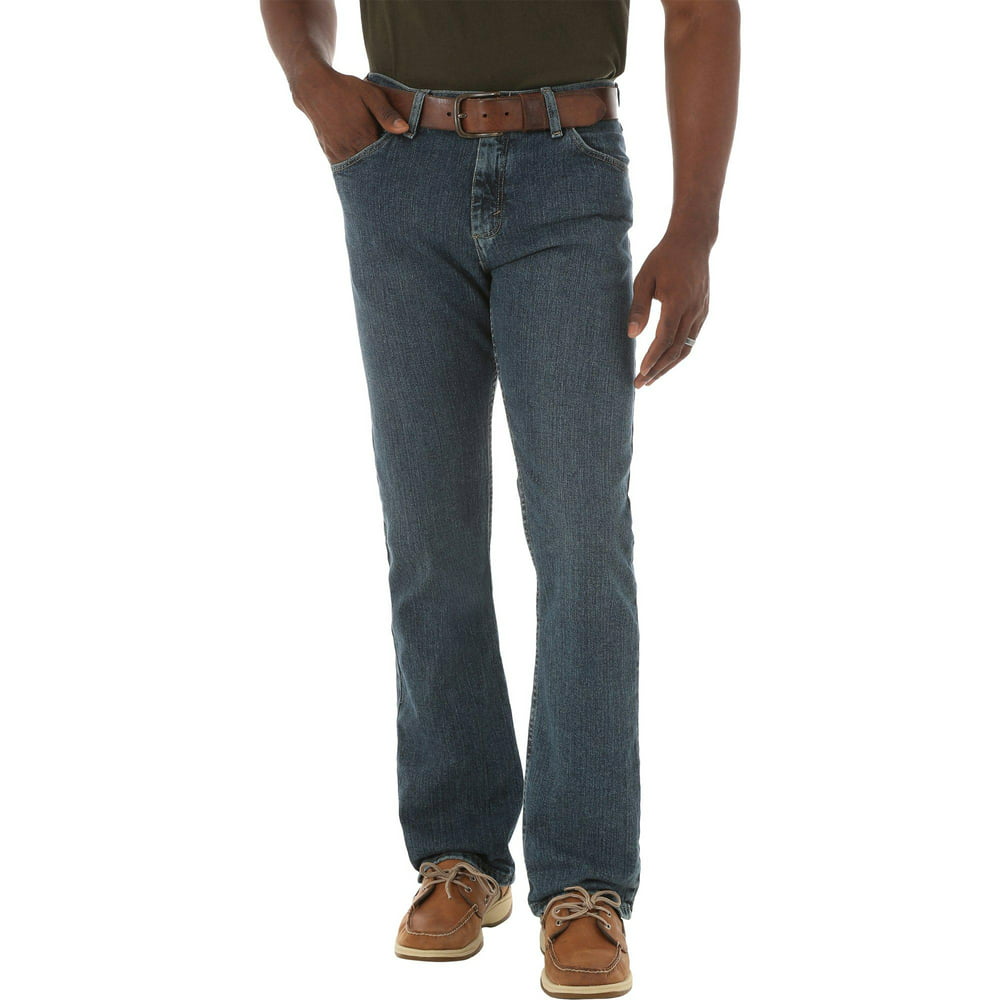 Wrangler - Wrangler Mens Straight Fit Comfort Flex Jeans - Walmart.com ...