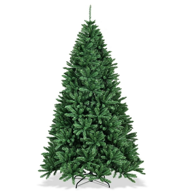 kiezen bestrating Verlating Gymax 7.5 ft Christmas Tree Premium PVC Needles Douglas Full Fir Tree Home  Hotels Green - Walmart.com