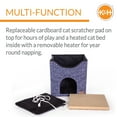 thumbnail image 4 of K&H Pet Products Thermo-Kitty Playhouse Classy Navy 12 X 14 Inches, 4 of 9