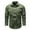Army Green, variant on SwiftWear Men's Solid Color Tactical Cargo Shirts Long Sleeve Lapel Button Down Shirt Outdoor Casual Tops Multi Pockets Black M