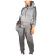 thumbnail image 2 of Puntoco Conjunto de dos piezas con capucha y manga larga para mujer, suéter liso con capucha, tops con bolsillos, pantalones casuales Puntoco Puntoco-6456, 2 of 5
