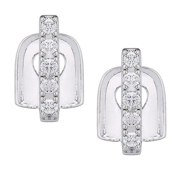 2 Barras de Moldeo EXTRA de Cobre Dorado de dieciocho CZ Incluidas con de Forma de Barra inconfundible Plata