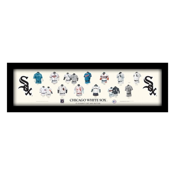 Chicago White Sox Cooperstown Collection Framed Uniform Heritage Art Print