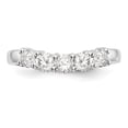thumbnail image 4 of 14K White Gold Ring Band Wedding Diamond Round 5-Stone, 4 of 7