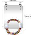 thumbnail image 5 of 7 Inch Bird Mirror with Rope Perch for Parrot Cage, Swing, Toys, 5 of 5