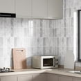thumbnail image 6 of Easy4Home 10Pcs 3D Peel and Stick Backsplash 11.4"x9" Self-Adhesive Wall Tile for Kitchen Bathroom, Beige, 6 of 6
