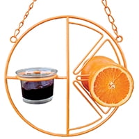 - HEATH CF-133 Clementine Oriole Feeder, Steel, Orange