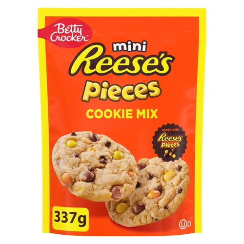 Betty Crocker Reese's Mini Pieces Cookie Mix with Peanut Butter Pieces and Chocolate Chips