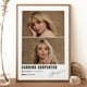 thumbnail image 4 of Póster con retrato de la cantante de moda moderna Sabrina Carpenter, pinturas en lienzo, imágenes artísticas de pared, decoración del hogar, dormitorio y club, 4 of 5
