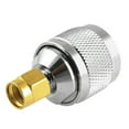 thumbnail image 1 of Unique Bargains N Type Male to RP-SMA Male Adapter Coaxial Cable Connector, 1 of 1